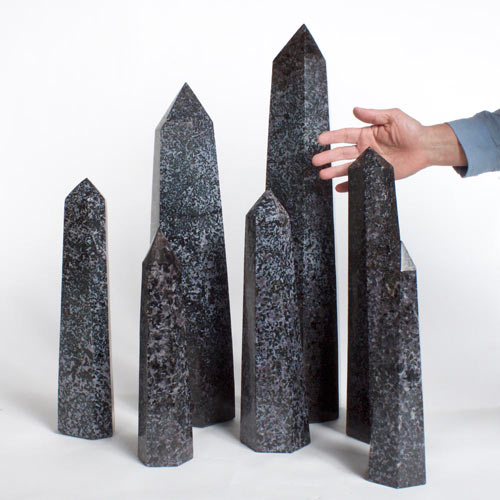 indigo gabbro obelisk c 1 PurCrystal™ / Crystals & Minerals Vesica Institute for Holistic Studies