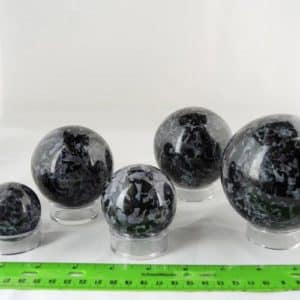 Indigo Gabbro Spheres