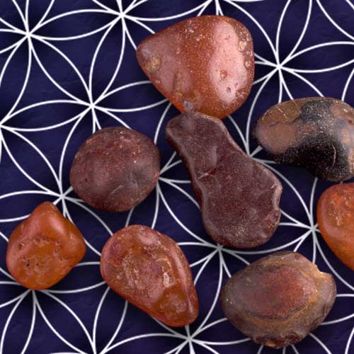 Vibrationally Tested Carnelian Crystals at Vesica.org