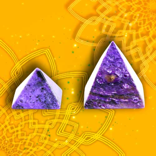 Vibrationally Tested Charoite Crystals at Vesica.org