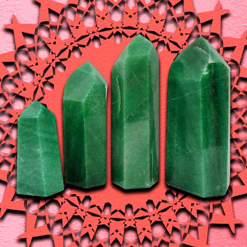 Vibrationally Tested Green Aventurine Crystals at Vesica.org