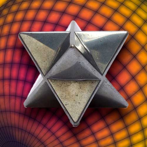 Vibrationally Tested Hematite Merkaba Crystals at Vesica.org