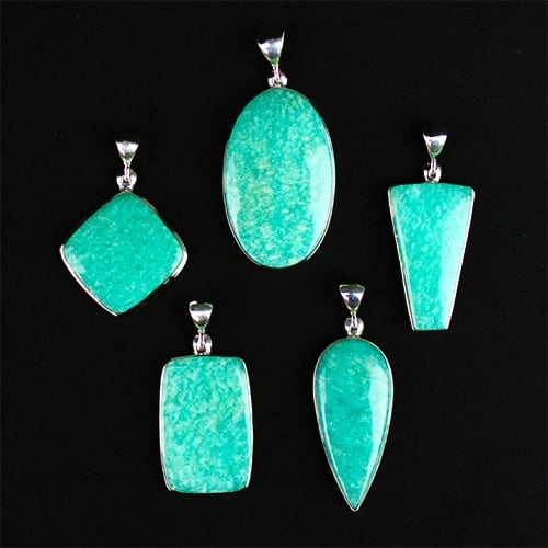 Amazonite Pendants 500px 1