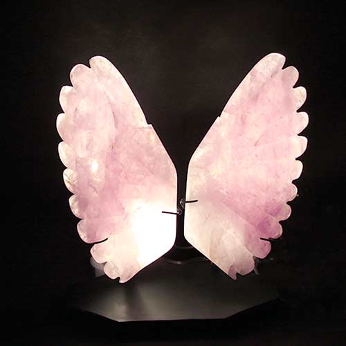 Rose Quartz wings 500px 3 PurCrystal™ / Crystals & Minerals Vesica Institute for Holistic Studies