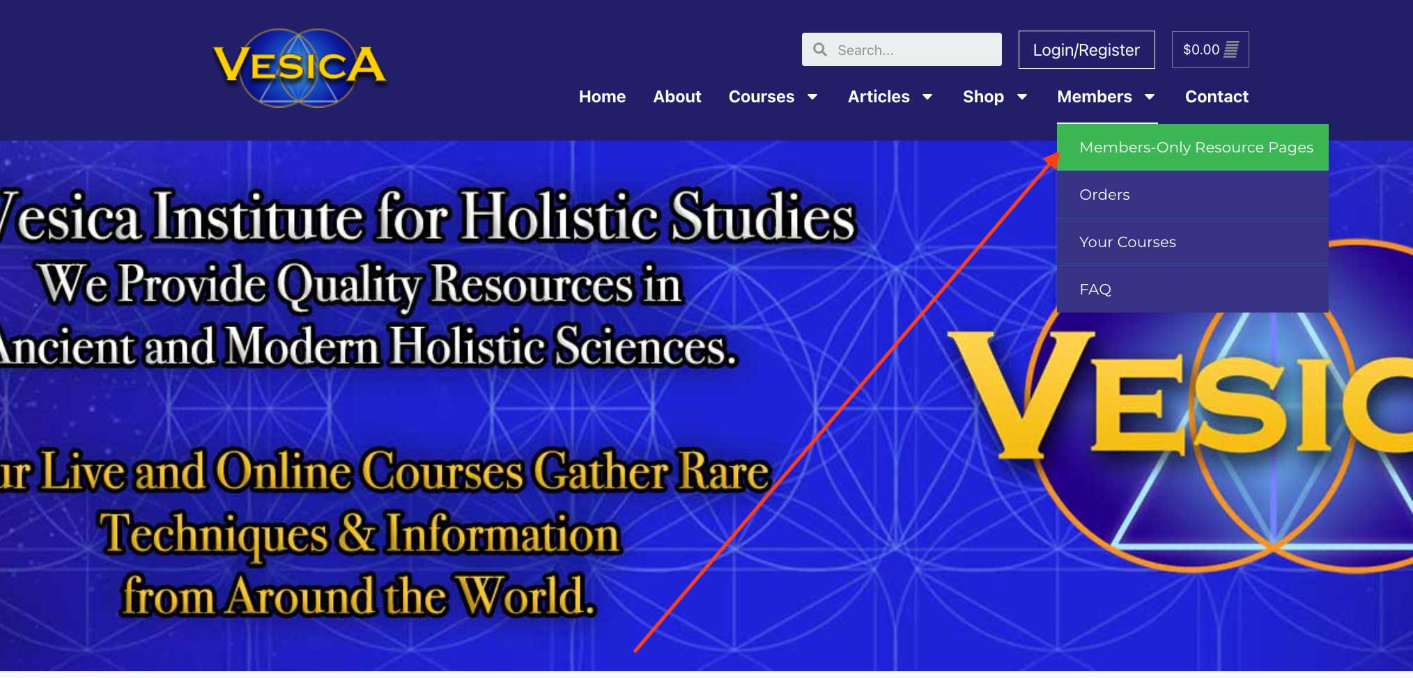 tutorial 4a How to Become a Member Vesica Institute for Holistic Studies